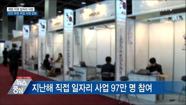 재정 지원 일자리 사업, 민간 부문 취업 지원 강화