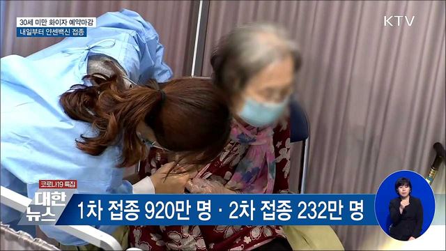30세 미만 필수인력 예약마감···내일부터 얀센 접종
