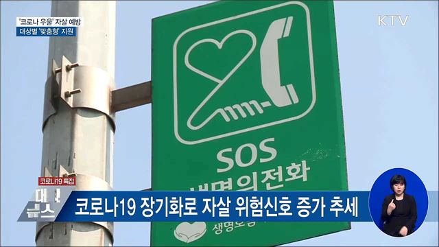 '코로나 우울' 자살 예방···대상별 '맞춤형' 지원