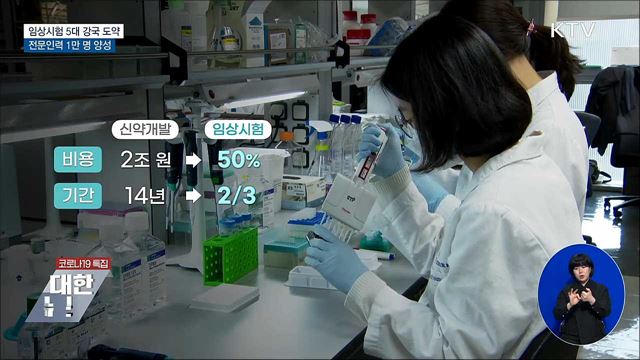임상시험 5대 강국 도약···전문인력 1만 명 양성