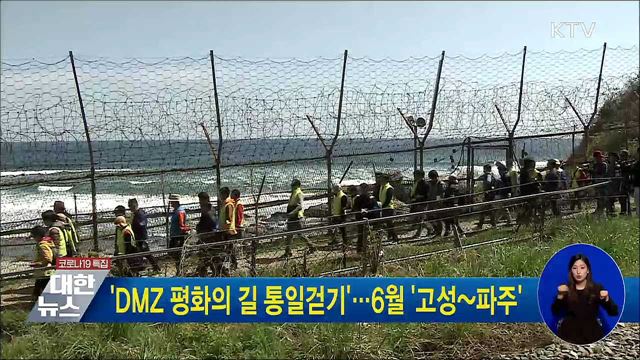 'DMZ 평화의 길 통일걷기'···6월 '고성~파주'