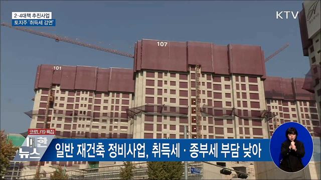 2·4대책 추진사업 토지주 '취득세 감면'