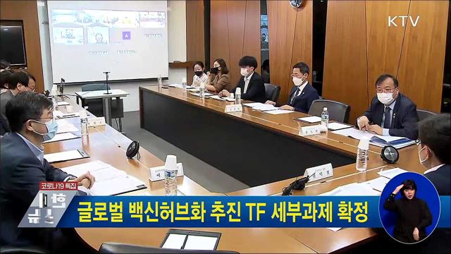 글로벌 백신허브화 추진 TF 세부과제 확정