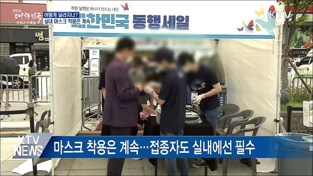 어떻게 달라지나?···실내 마스크 착용은 계속