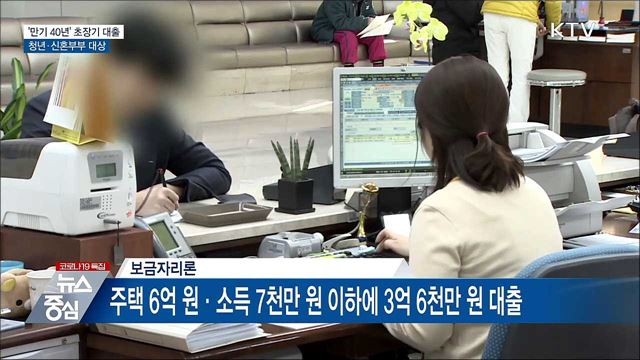 '만기 40년' 초장기 대출···청년·신혼부부 대상