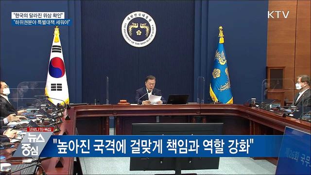 "달라진 위상···하위권분야 특별대책 세워야"