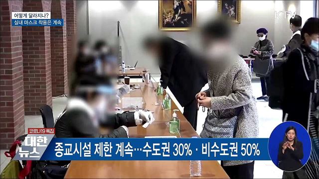 어떻게 달라지나?···실내 마스크 착용은 계속