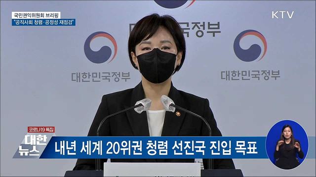 지자체와 반부패 협력 강화···"청렴·공정성 재점검" [오늘의 브리핑]