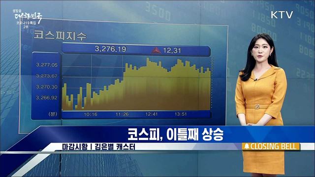 코스피, 이틀째 상승 [증권시장]