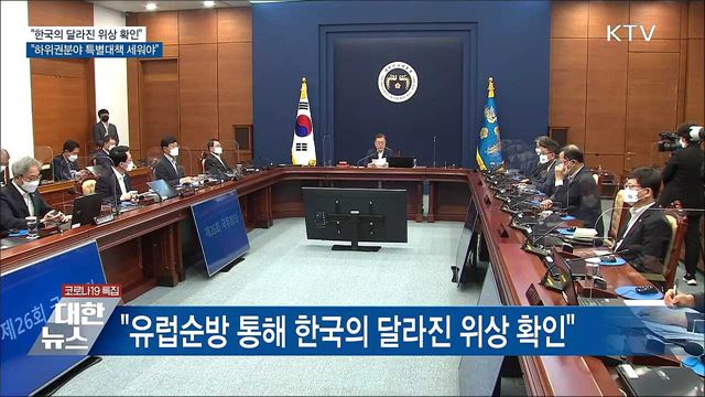 "달라진 위상···하위권분야 특별대책 세워야"