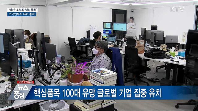 '백신·소부장 핵심품목' 외국인투자 유치 총력