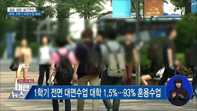 '실습·실험·실기'부터···대학 대면수업 확대