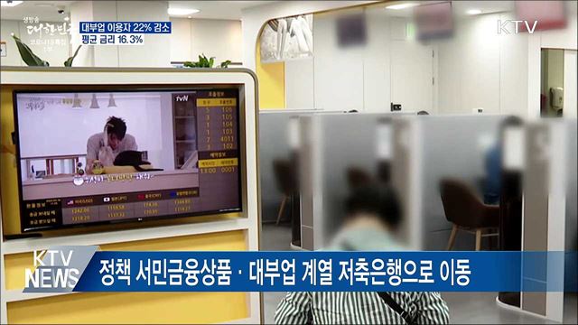 지난해 대부업 이용자 11.8% 감소···평균 금리 16.3%