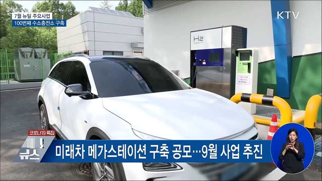 7월 뉴딜 주요사업···100번째 수소충전소 구축