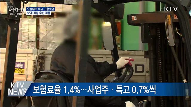 오늘부터 특고 고용보험···보험료율 1.4%