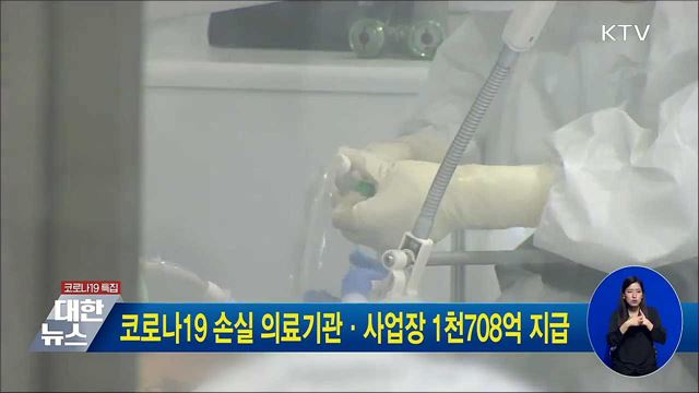 코로나19 손실 의료기관·사업장 1천708억 지급