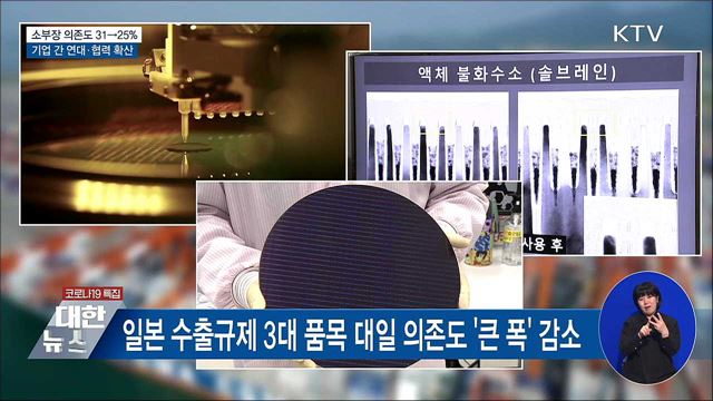 100대 품목 의존도 31.4%→24.9%···연대와 협력 확산