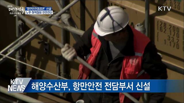 '항만안전점검관' 신설···노후 하역장비 안전진단