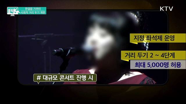 한걸음 가까이 사회적 거리 두기 개편 [클릭K]