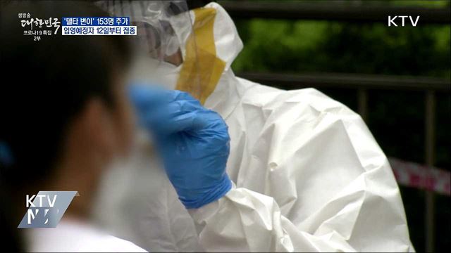 '델타' 153명 추가···입영예정자 12일부터 접종