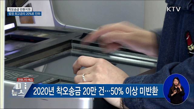 착오송금, 예보 반환지원···법정 최고금리 20%로 인하 [하반기부터 이렇게 달라집니다]