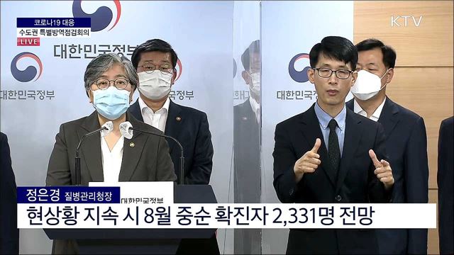 코로나19 대응 수도권 특별방역점검회의 (21. 07. 12. 17시)