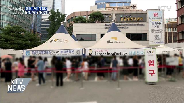 '델타', 변이 중 가장 많아···돌파감염 252건