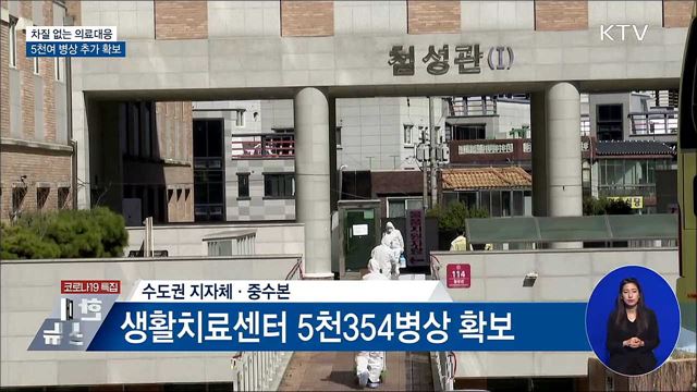 차질 없는 의료대응···5천여 병상 추가 확보
