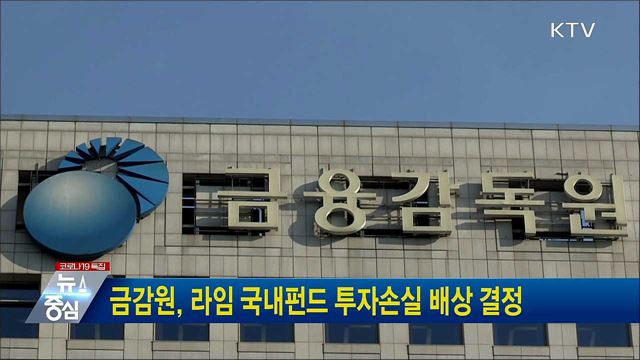 금감원, 라임 국내펀드 투자손실 배상 결정