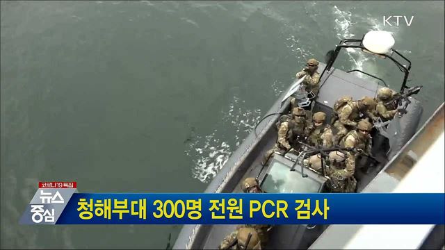 청해부대 300명 전원 PCR 검사