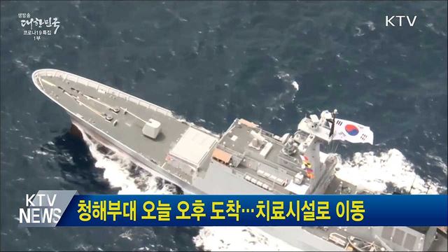 청해부대 오늘 오후 도착···치료시설로 이동