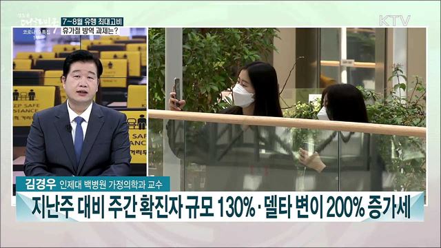 델타 변이·돌파감염 증가세···7~8월 휴가철 4차 유행 분기점