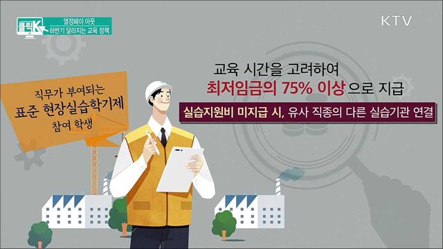 열정페이 아웃 하반기 달라지는 교육 정책 [클릭K]