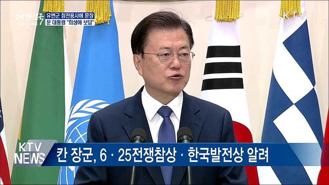 유엔군 참전용사에 훈장···"희생에 보답"