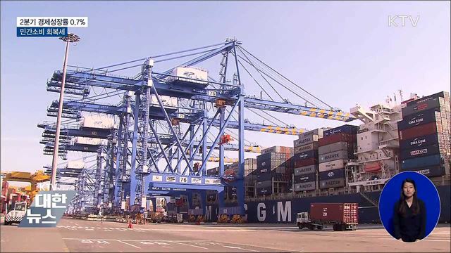 2분기 경제성장률 0.7%...민간소비 회복세
