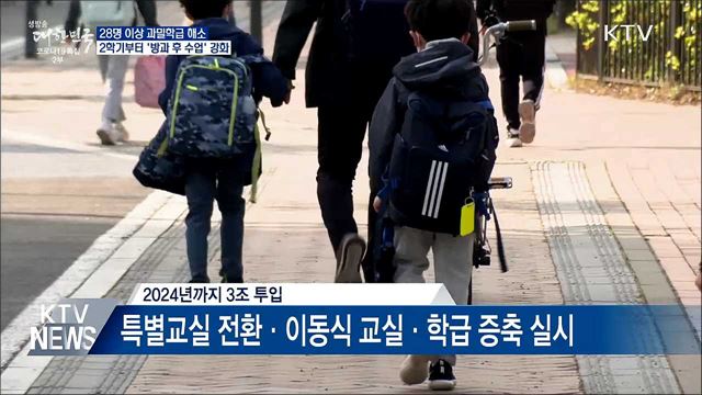 과밀학급 해소···2학기부터 '방과 후 수업' 강화