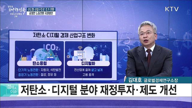 선도형 산업구조로 조기 전환, 공정한 노동전환 지원방안 [경제&이슈]