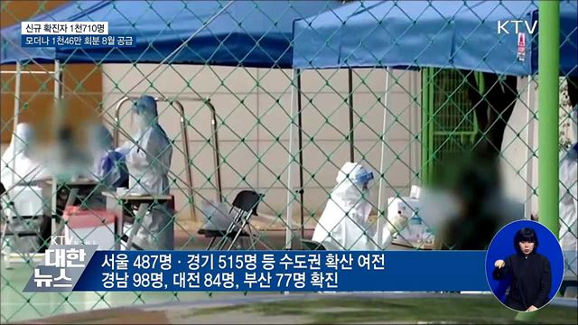 모더나 백신 1천46만 회분 8월 공급