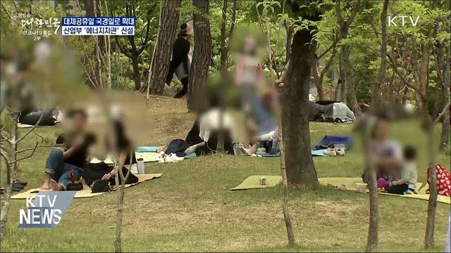 대체공휴일 확대···산업부 '에너지차관' 신설