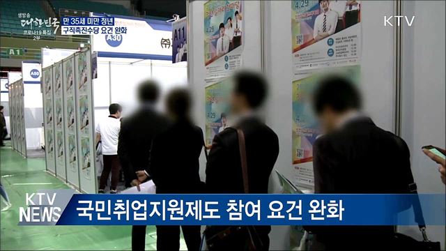 만 35세 미만 청년, 구직촉진수당 요건 완화