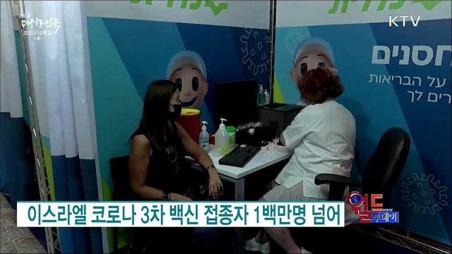 이스라엘 코로나 3차 백신 접종자 1백만명 넘어 [월드 투데이]