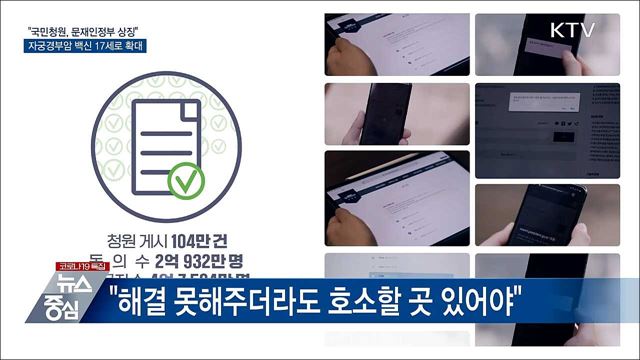 "국민청원, 문 정부 상징"···자궁경부암백신 확대