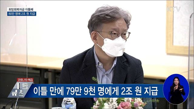 희망회복자금, 80만 명에 '2조 원 지급'