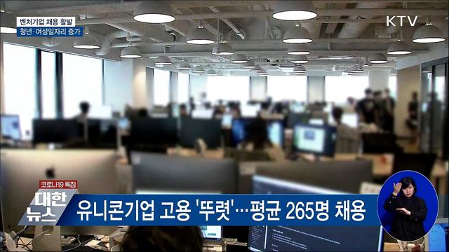 벤처기업 채용 활발···청년·여성일자리 증가