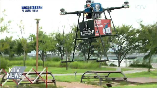 피자배달을 드론으로···첫 상용화 서비스