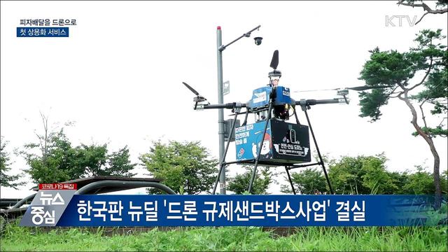 피자배달을 드론으로···첫 상용화 서비스