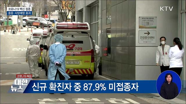 "백신접종, 중증·사망예방 효과 커"