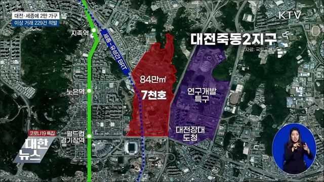 대전·세종에 2만 가구 공급···이상거래 229건 적발