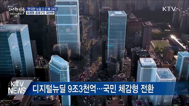 '한국판 뉴딜 2.0'에 34조···미래형 경제구조 대전환