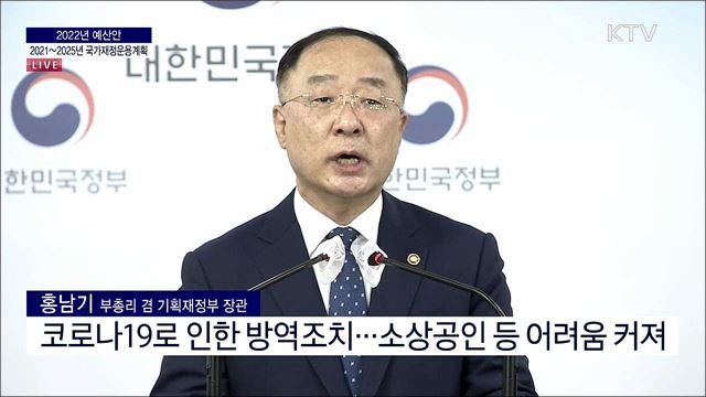 2022년 예산안 및 2021-2025년 국가재정운용계획